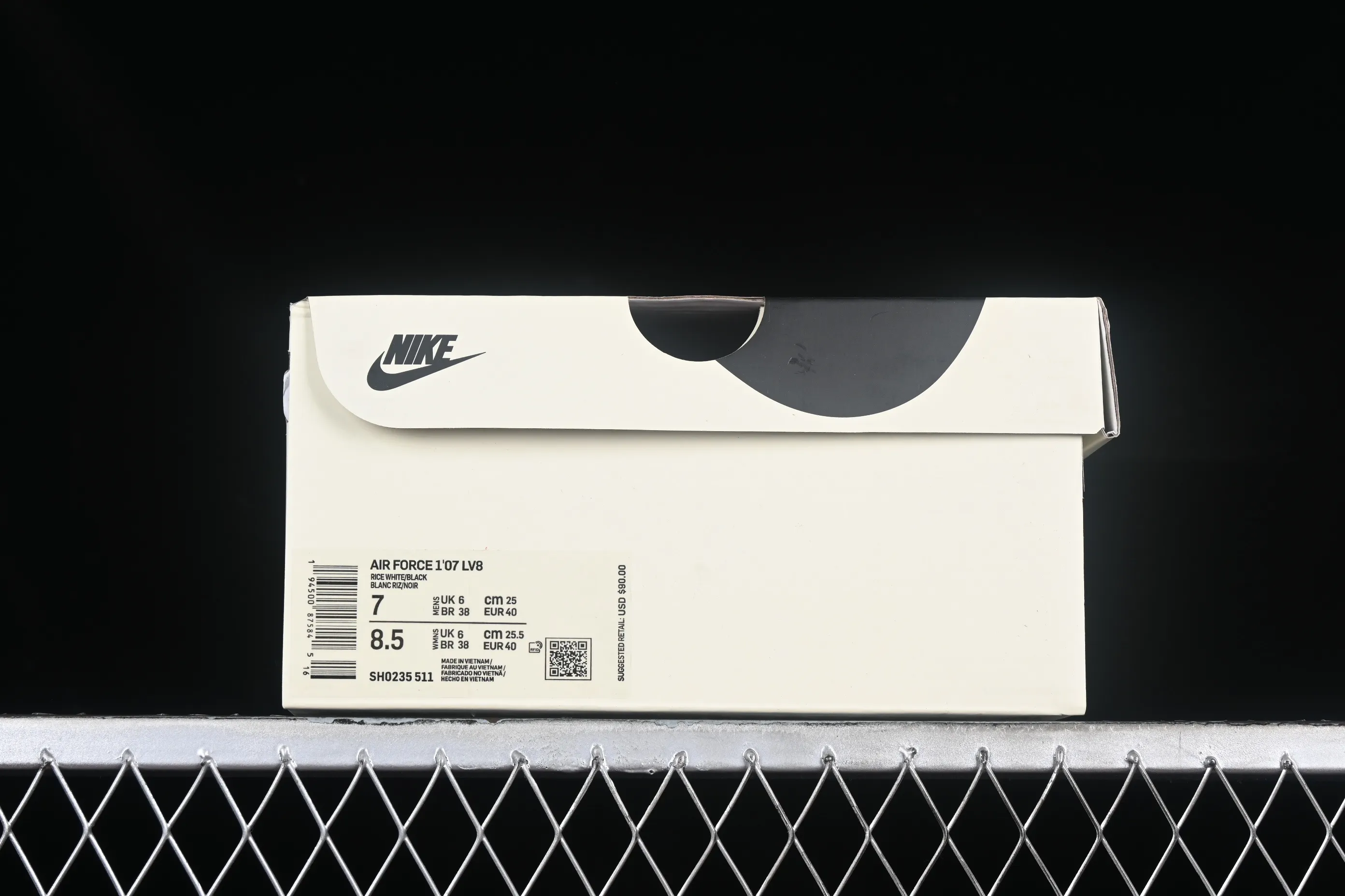 All categories Nk Air Force 1 Air Force series Nk Air Force 1 Mid Air Force mid-top Nk Air Force 1'07 Mid beige black hook Starry Air Force One mid-top casual sneakers SH0235-511